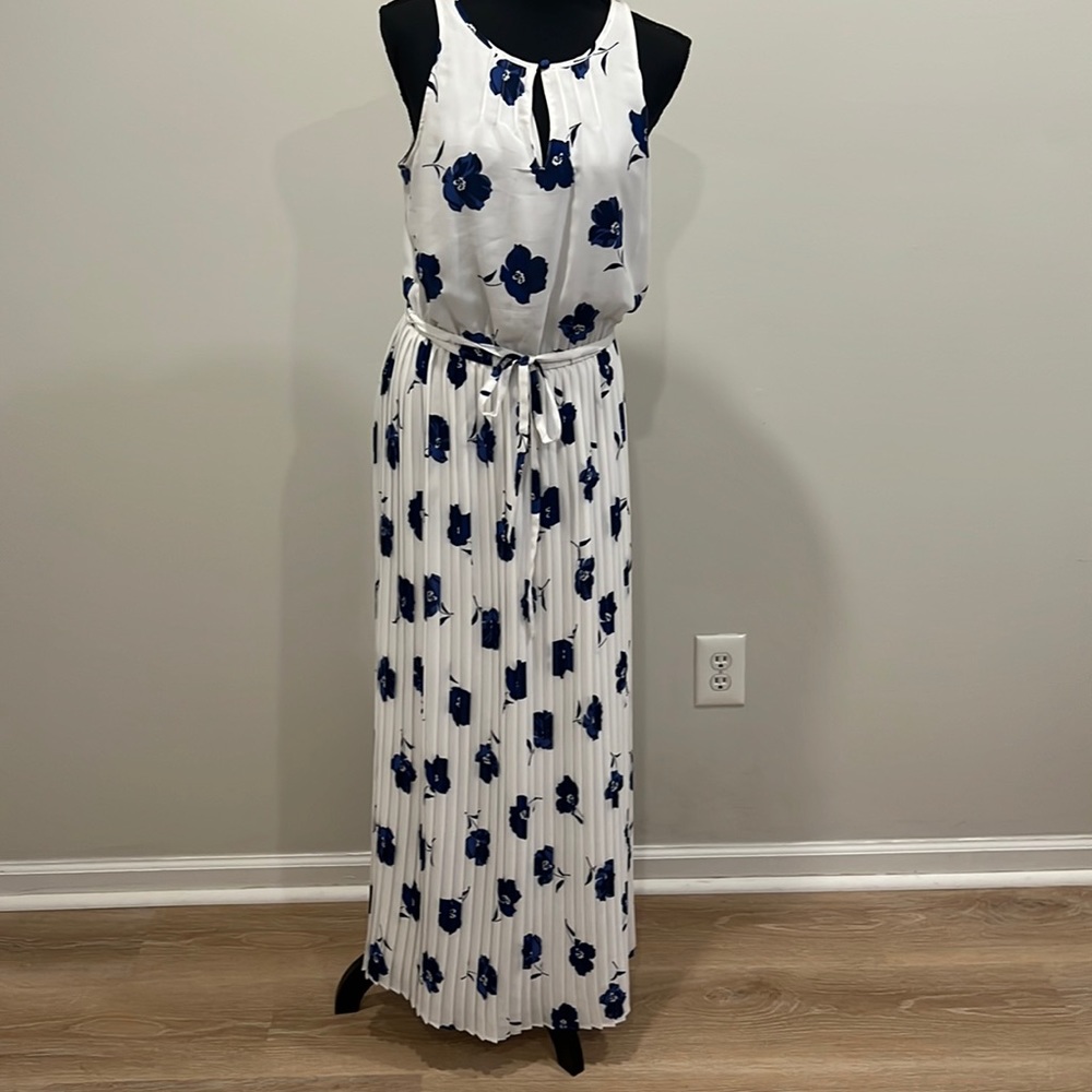 Banana Republic Blue White Dress Size 6